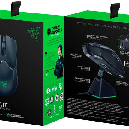 Razer Viper Ultimate Ambidextrous Wireless Gaming Mouse with Charging Dock - فأرة - PC BUILDER QATAR - Best PC Gaming Store in Qatar 