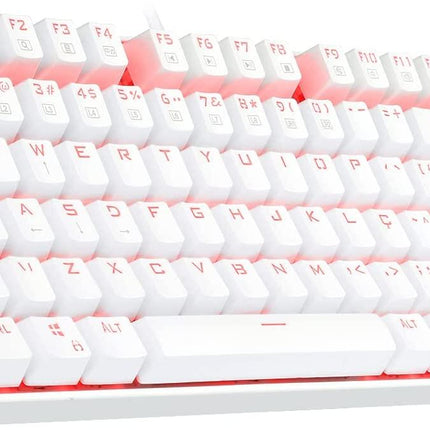 Redragon KUMARA Wired Mechanical Keyboard - White- لوحة مفاتيح - PC BUILDER QATAR - Best PC Gaming Store in Qatar 