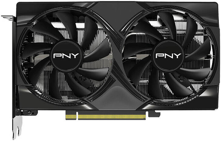 PNY GeForce RTX 5060 Overclocked Dual Fan Graphics Card, 8GB GDDR7 128-Bit Memory, 2280MHz Clock Speed, 28 Memory Speed, 3840 CUDA Cores, 8x PCI-Express 5.0 -كرت شاشه