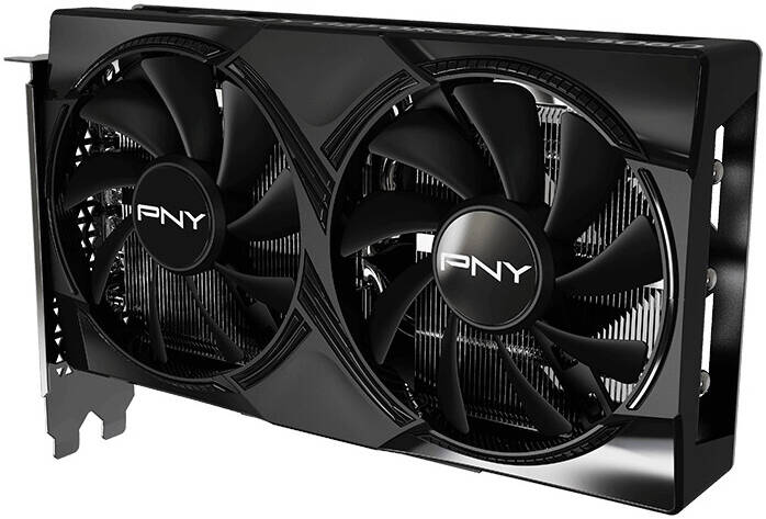 PNY GeForce RTX 5060 Overclocked Dual Fan Graphics Card, 8GB GDDR7 128-Bit Memory, 2280MHz Clock Speed, 28 Memory Speed, 3840 CUDA Cores, 8x PCI-Express 5.0 -كرت شاشه