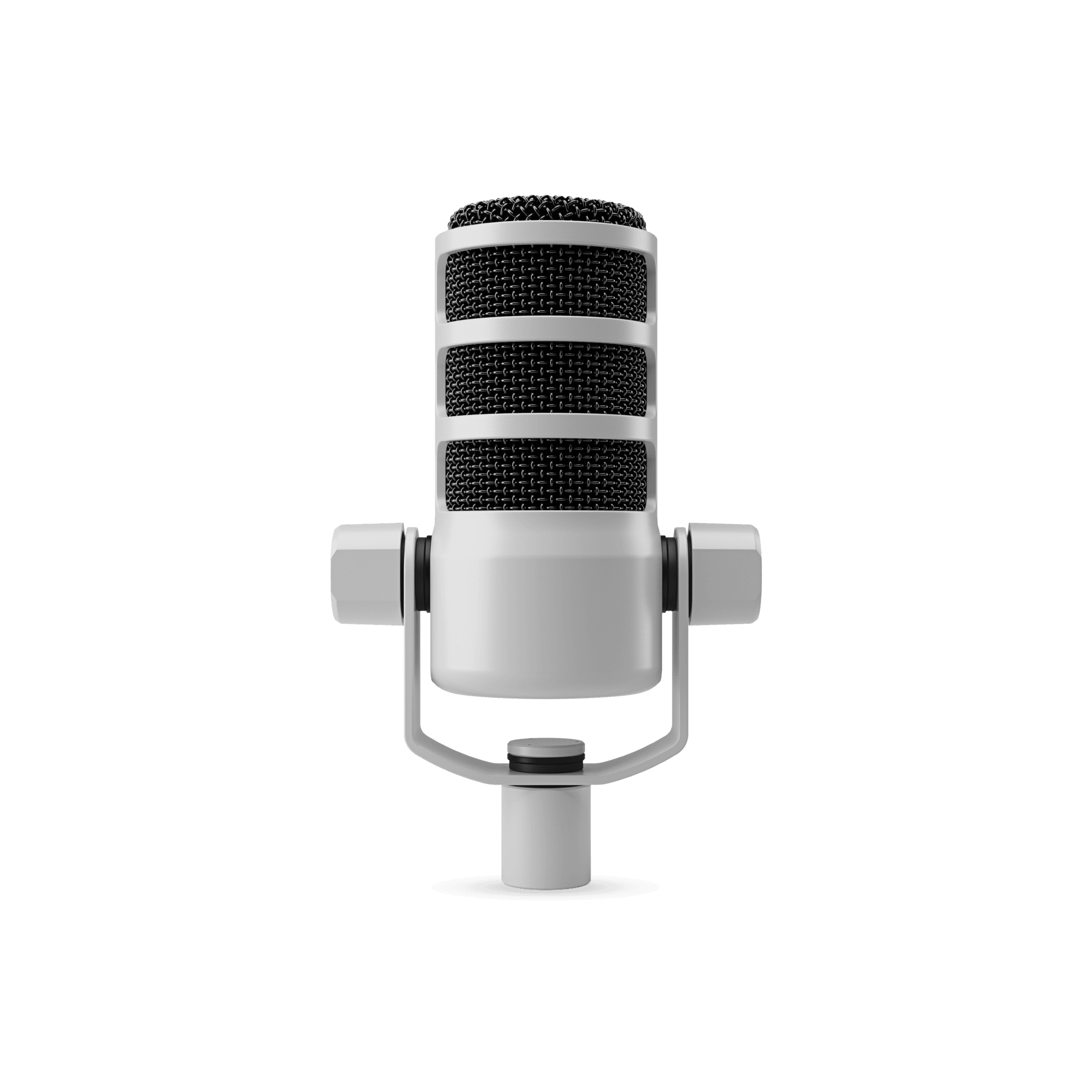 Rode PodMic XLR Dynamic Podcasting Microphone White - ميكروفون احترافي أبيض