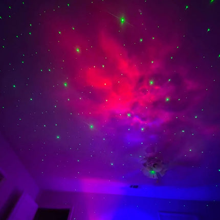 Galaxy Starry LED Night Lamp with Music, Bluetooth & Remote Control LD007 - RGB إضاءة