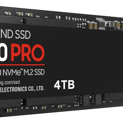 SAMSUNG 990 PRO SSD 4TB PCIe 4.0 M.2 2280 Internal Solid State Hard Drive, Seq. Read Speeds Up to 7,450 MB/s for High End Computing, Gaming, and Heavy Duty Workstations - PC BUILDER QATAR - Best PC Gaming Store in Qatar 