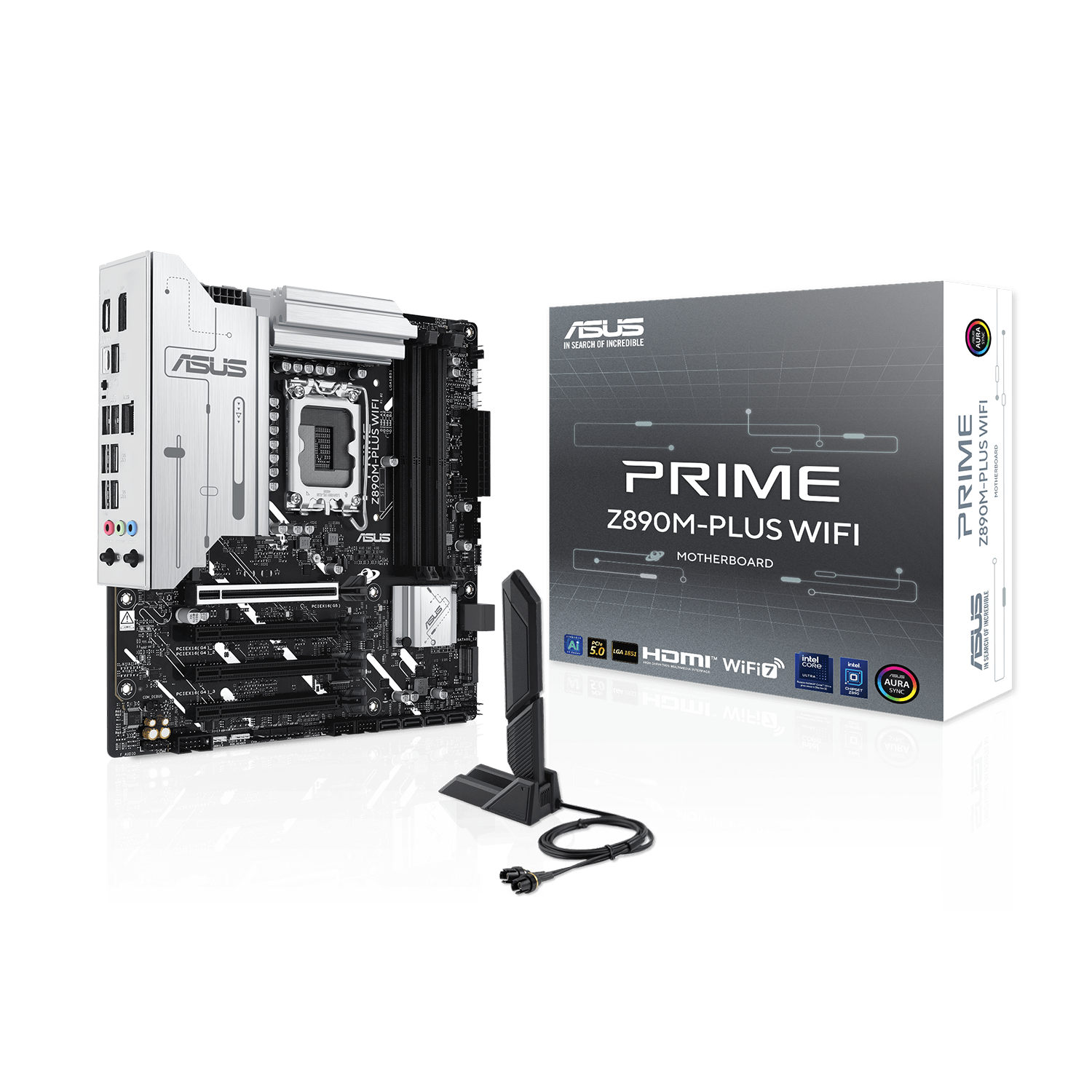 ASUS Prime Z890M-PLUS WIFI Gaming Motherbaord DDR5 - لوحه ام ASUS Prime Z890M-PLUS WIFI Gaming Motherbaord DDR5 - لوحه ام