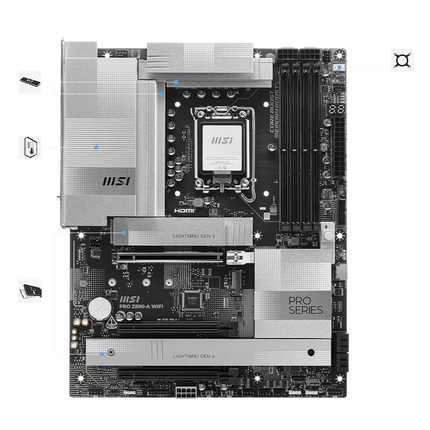 MSI PRO Z890-A WIFI DDR5 Motherboard - اللوحة الام