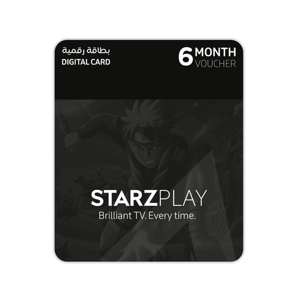 Starz Play 6 Months - بطاقة شحن - PC BUILDER QATAR - Best PC Gaming Store in Qatar 