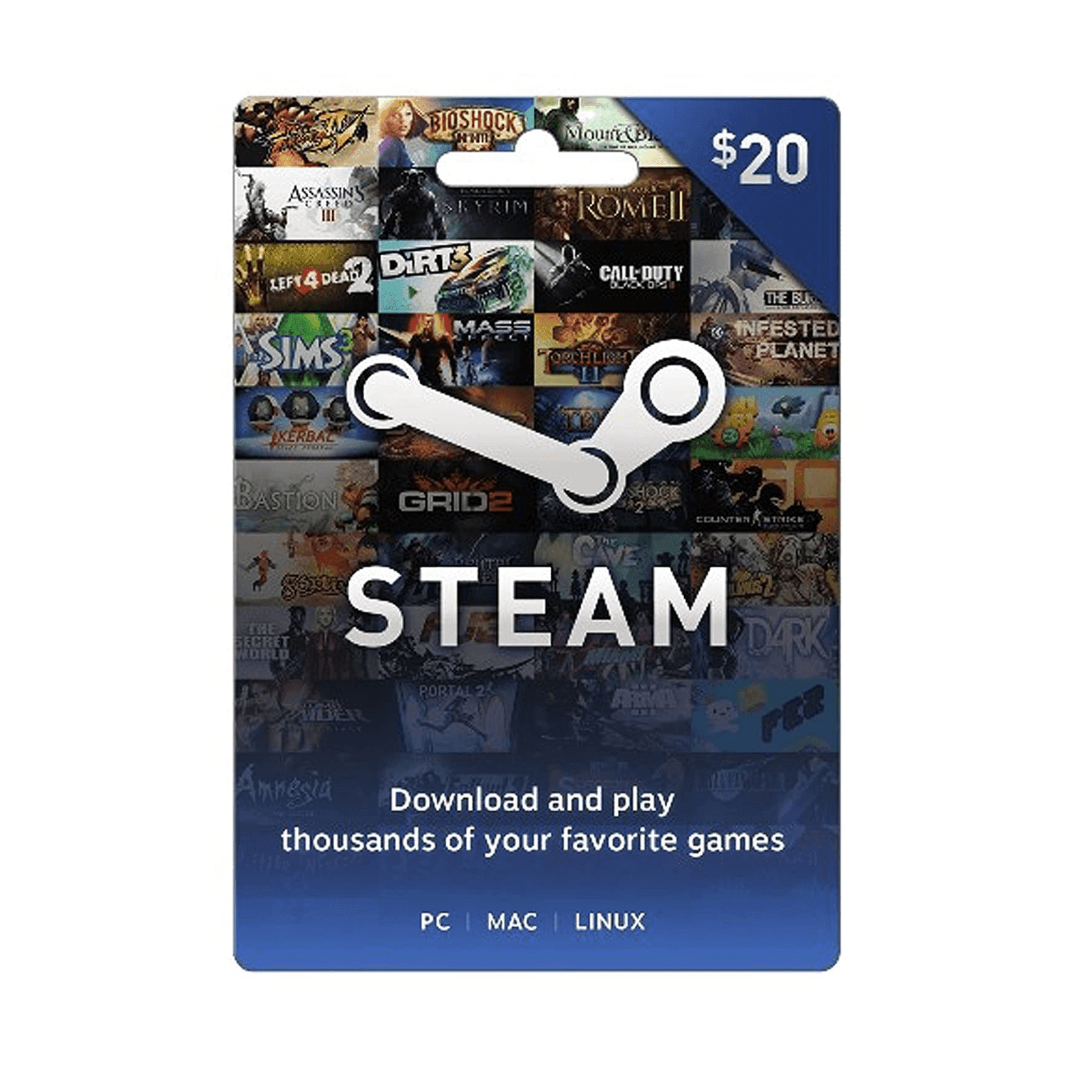 Steam Wallet USD 20$ - بطاقة شحن Steam Wallet USD 20$ - بطاقة شحن