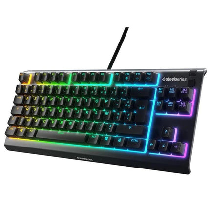 Steelseries Apex 3 Water Resistant Quiet Tenkeyless Keyboard with RGB Lighting - سماعة
