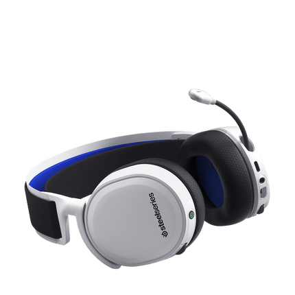 SteelSeries ARCTIS 7P+ Lossless Wireless Gaming Headset For PS5, PS4, PC, Switch - White - سماعة - PC BUILDER QATAR - Best PC Gaming Store in Qatar 
