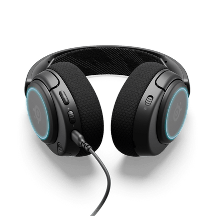 Steelseries Arctis NOVA 3 Multi-Platform Premium Wired RGB Gaming Headset (PC, PlayStation, Xbox, and more) - Black - سماعة
