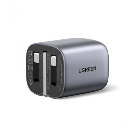 Ugreen Nexode 65W Usb C Wall Charger 3 - Space Grey - شاحن