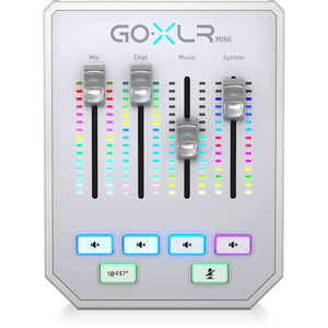 TC-Helicon GOXLR MINI Online Broadcast Mixer - White - مكسر للصوت