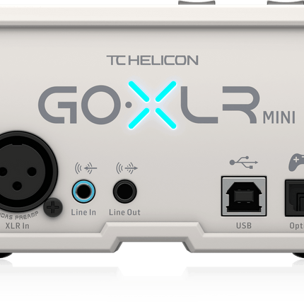 TC-Helicon GOXLR MINI Online Broadcast Mixer - White - مكسر للصوت - PC BUILDER QATAR - Best PC Gaming Store in Qatar 
