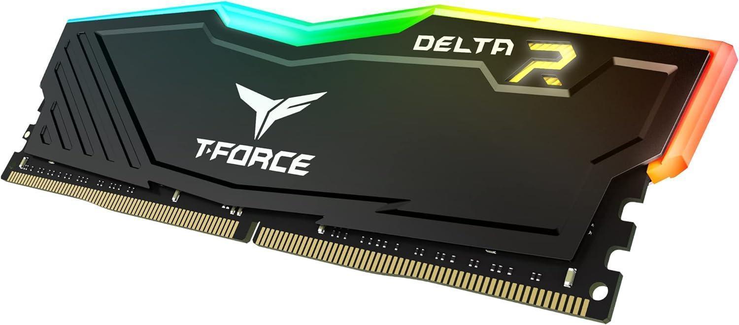 TEAMGROUP T-Force Delta RGB DDR4 32GB (2x16GB) 3600MHz Black