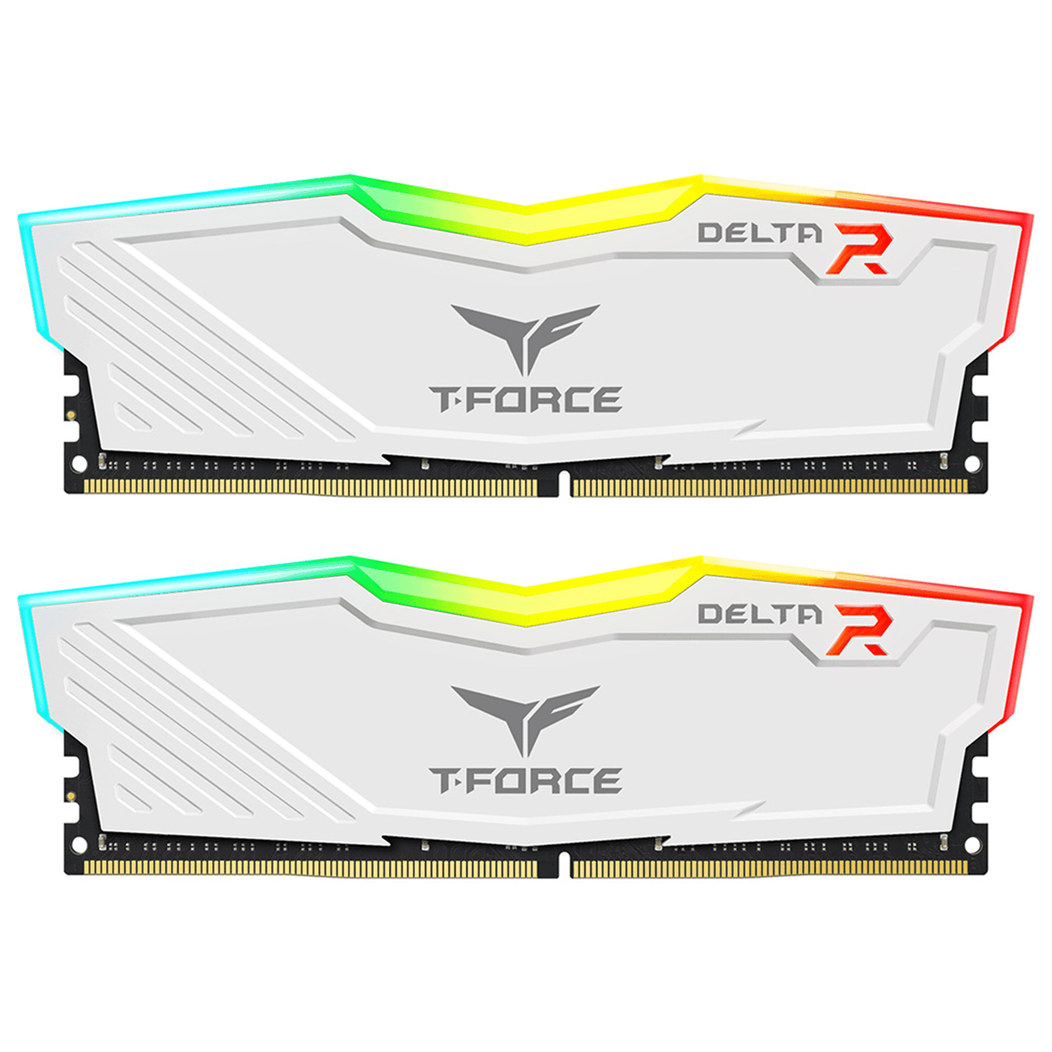 TEAMGROUP T-Force Delta RGB DDR4 32GB (2x16GB) 3600MHz White - الذاكرة العشوائية