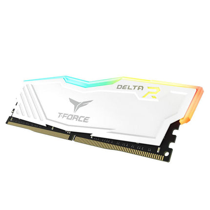TEAMGROUP T-Force Delta RGB DDR4 32GB (2x16GB) 3600MHz White - الذاكرة العشوائية