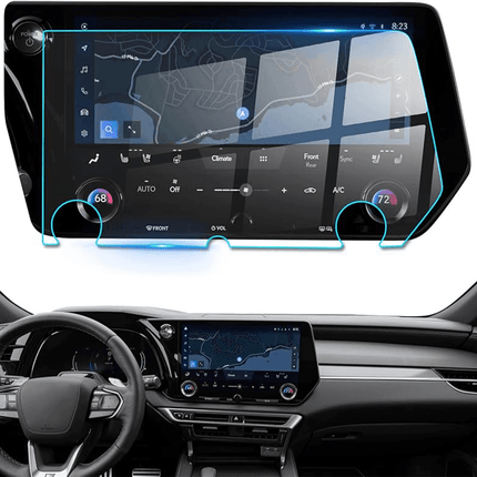 Tempered glass Screen Protector For Lexus RX350 350L RX450h 2023 2024 - 14 Inch Infotainment Display Navigation Screen anti-scratch - حمايه شاشه اللكزز - PC BUILDER QATAR - Best PC Gaming Store in Qatar 