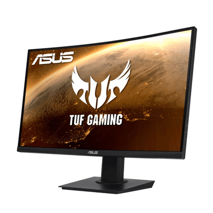 TUF Gaming VG24VQE, 24", 1ms, 165Hz, curved, FHD, Support PS5/XBOX with 120Hz Gaming Monitor - شاشة ألعاب - PC BUILDER QATAR - Best PC Gaming Store in Qatar 