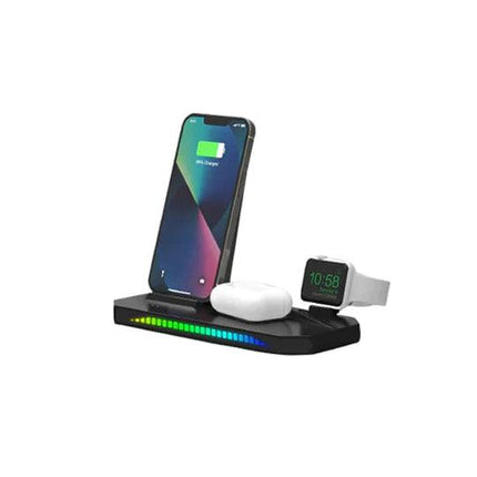 Twisted Minds 3 in 1 Sound Pickup RGB Wireless Charger - شاحن هواتف لاسلكي