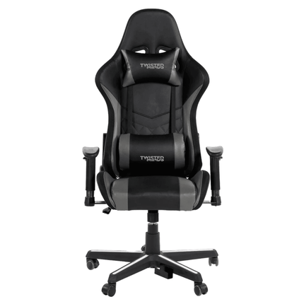 Twisted Minds 5 in 1 Gaming Chair - Black/Grey - كرسي - PC BUILDER QATAR - Best PC Gaming Store in Qatar 