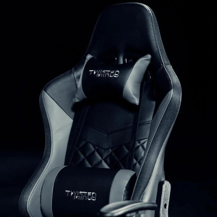 Twisted Minds 5 in 1 Gaming Chair - Black/Grey - كرسي - PC BUILDER QATAR - Best PC Gaming Store in Qatar 