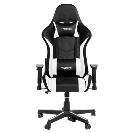 Twisted Minds 5 in 1 Gaming Chair - Black/White - كرسي - PC BUILDER QATAR - Best PC Gaming Store in Qatar 