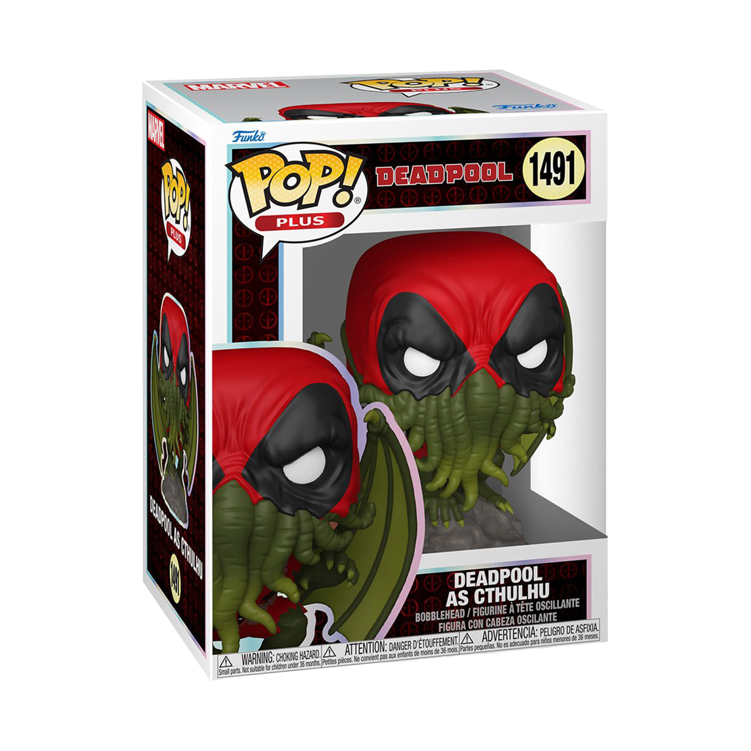 Funko Pop! Pop Plus! Marvel: Deadpool as Cthulhu - #1491 - مجسمات أفلام Funko Pop! Pop Plus! Marvel: Deadpool as Cthulhu - #1491 - مجسمات أفلام