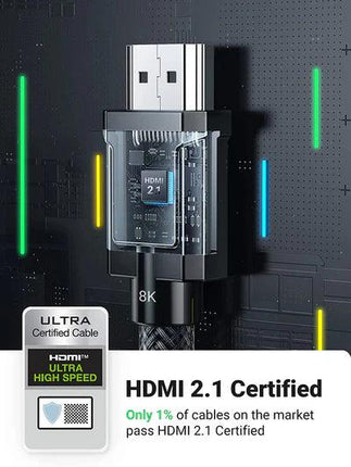 UGREEN 8K HDMI Male To Male Cable - 1.5m - كيبل اتش دي ام اي