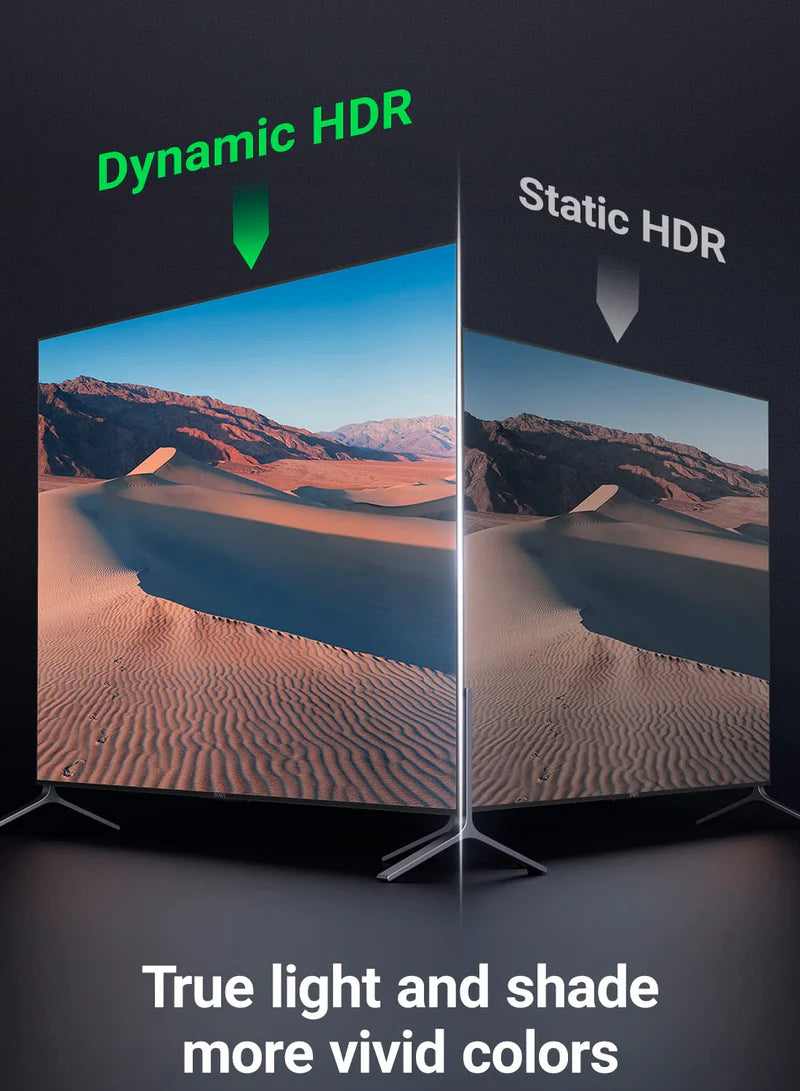 UGREEN 8K HDMI 2.1 Cable Ultra HD 1M , 8K@60Hz 4K@120Hz High Speed 48Gbps - كيبل