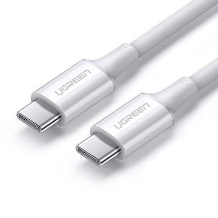 Ugreen cable USB Type C - USB Type C PD 100W 5A 2m white (US300) - PC BUILDER QATAR - Best PC Gaming Store in Qatar 