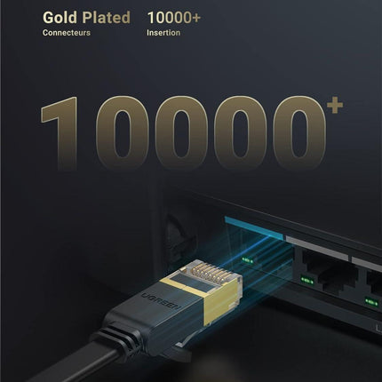UGreen Cat7 U/FTP Flat Ethernet Cable - 10m -  كابل نت