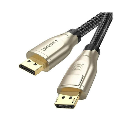 Ugreen DisplayPort 1.4 Male to Male Cable - 2m - Black - كيبل - PC BUILDER QATAR - Best PC Gaming Store in Qatar 