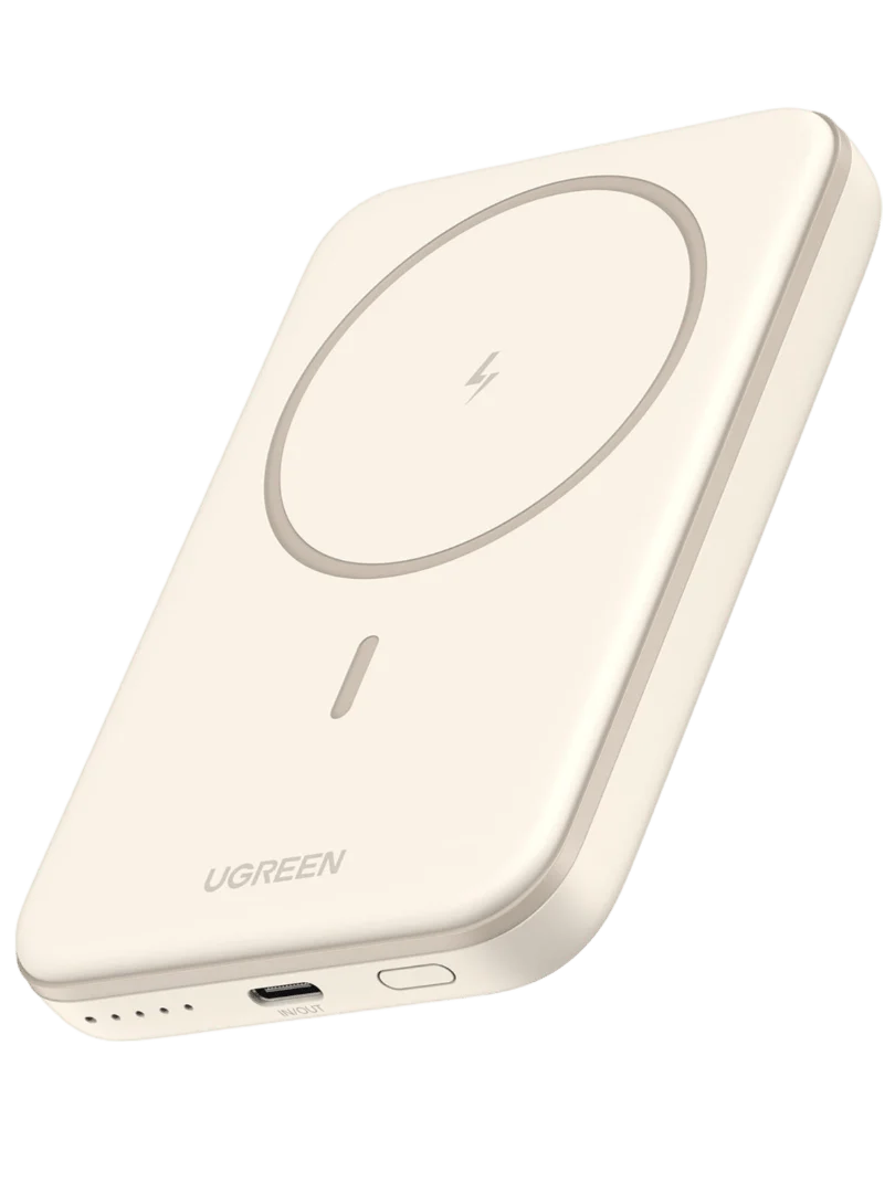 UGREEN Wireless Magnetic Power Bank 5000mAh Compatible For Apple iPhone - Samsung Phones - شاحن وايرليس UGREEN Wireless Magnetic Power Bank 5000mAh Compatible For Apple iPhone - Samsung Phones - شاحن وايرليس