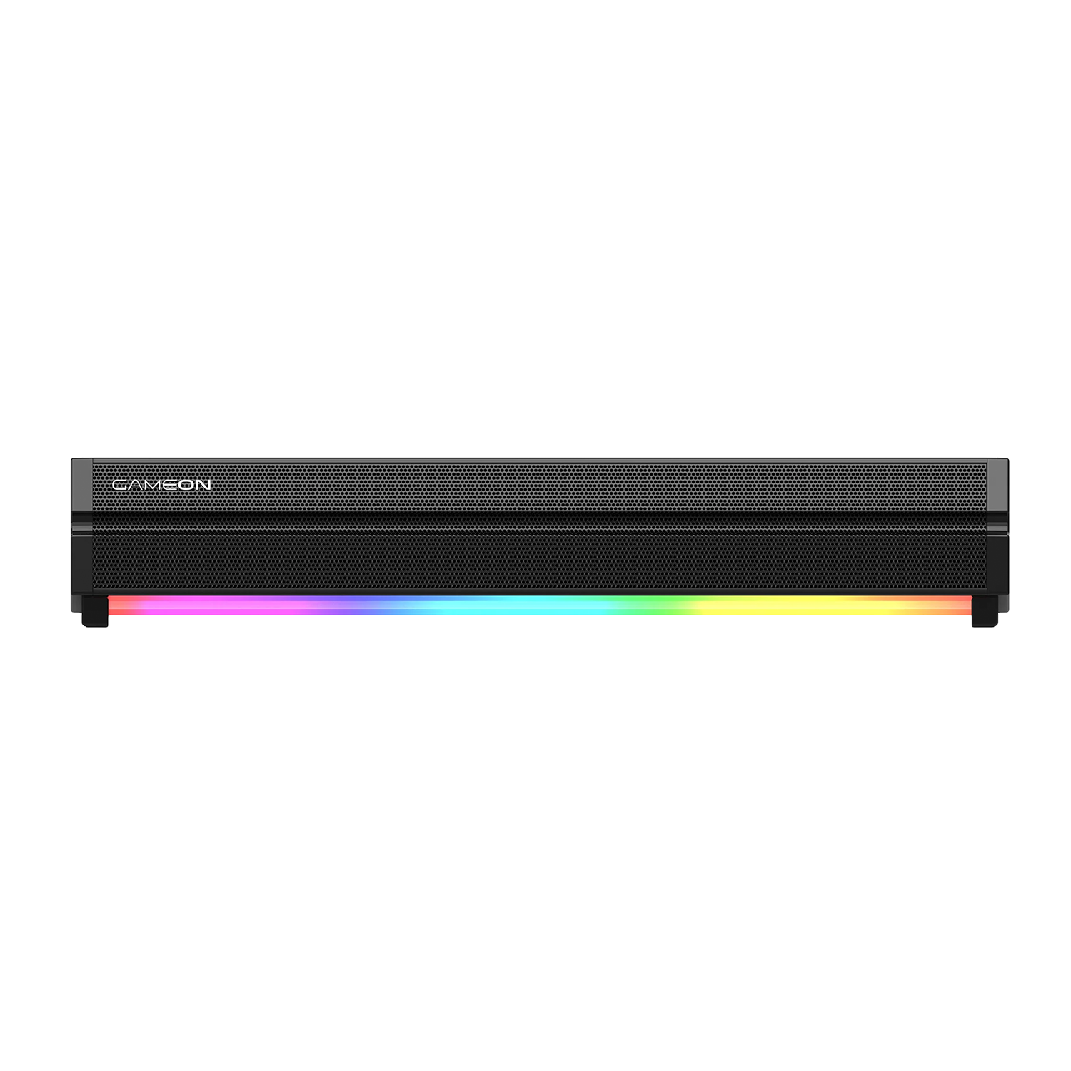 GameOn Sonicstorm X Wireless RGB Gaming Soundbar, Bluetooth 5.3, TWS Mode, 2400mAh, Black - مكبر صوت