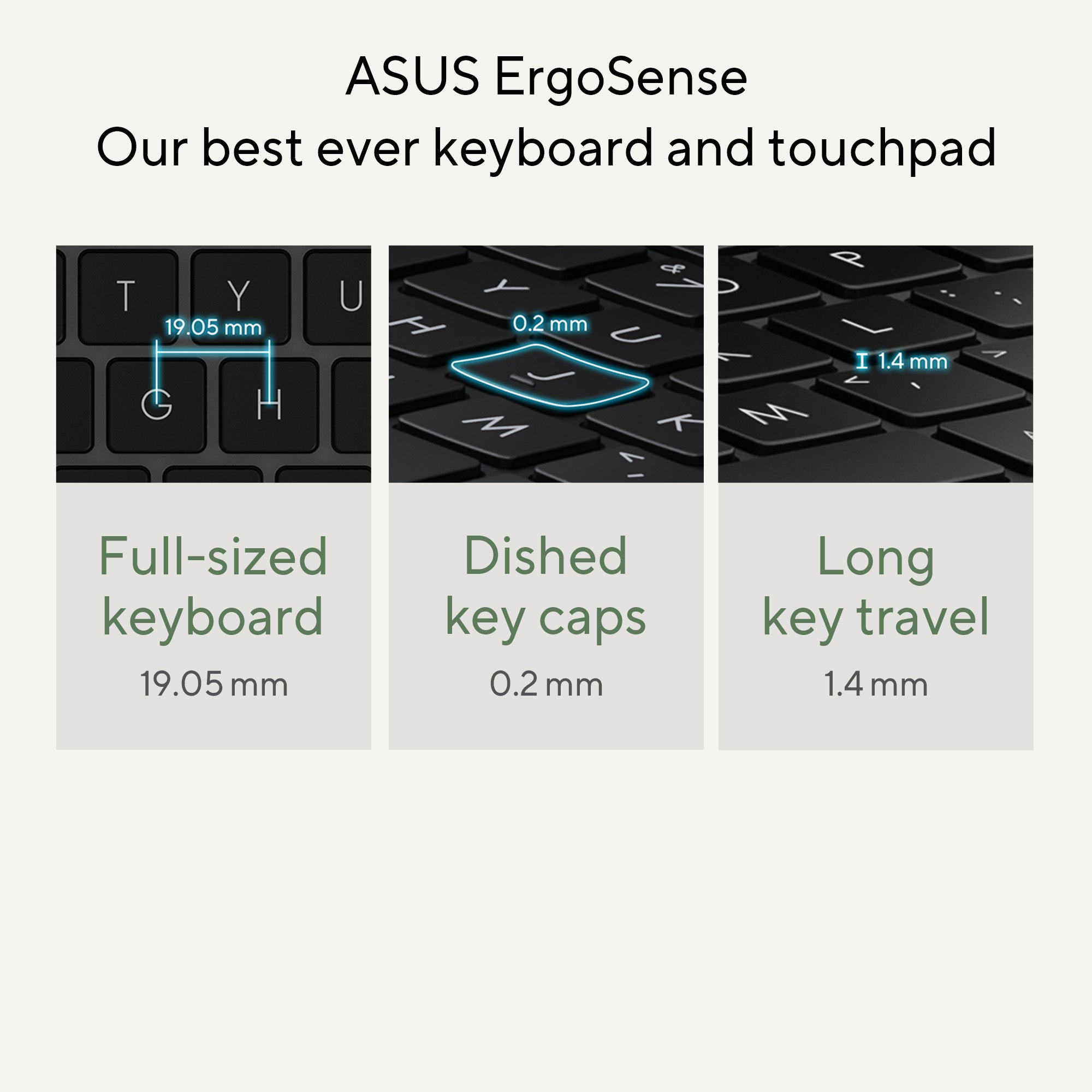 Asus Zenbook 14 OLED Laptop UM3402YA-KM766W, 14-inch 3K OLED 90Hz, R5 7430U, 8GB RAM 512GB SSD Black - لابتوب