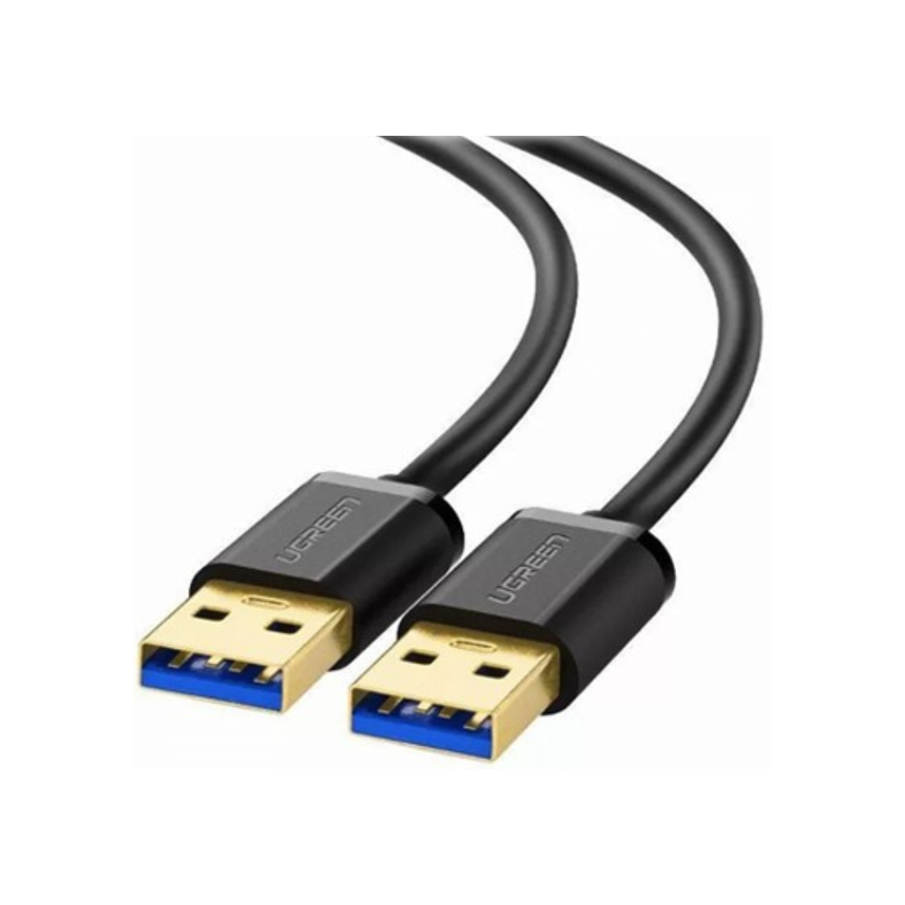 UGREEN USB-A 3.0 Male to Male Cable 2m (Black)- كيبل يوغرين أسود