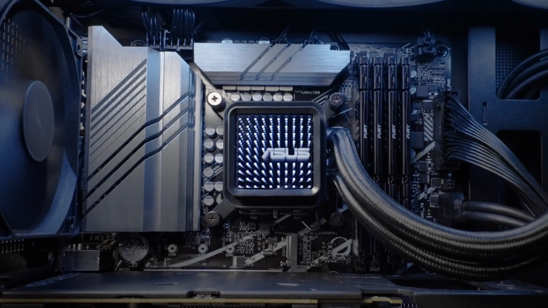 ASUS Prime LC 360 ARGB All-in-one AIO CPU Liquid Cooler Specially Designed - Black - مبرد مائي