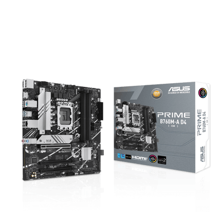 Asus PRIME B760M-A DDR4 Gaming Motherboard CSM - اللوحة الأم