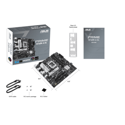 Asus PRIME B760M-A DDR4 Gaming Motherboard CSM - اللوحة الأم