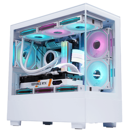 WJCOOLMAN BLADE ELITE 3 UNI FANS White MID TOWER - كيس - PC BUILDER QATAR - Best PC Gaming Store in Qatar 