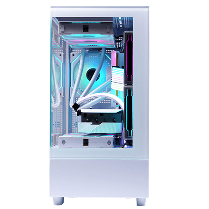 WJCOOLMAN BLADE ELITE 3 UNI FANS White MID TOWER - كيس - PC BUILDER QATAR - Best PC Gaming Store in Qatar 