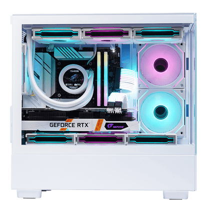 WJCOOLMAN BLADE ELITE 3 UNI FANS White MID TOWER - كيس - PC BUILDER QATAR - Best PC Gaming Store in Qatar 