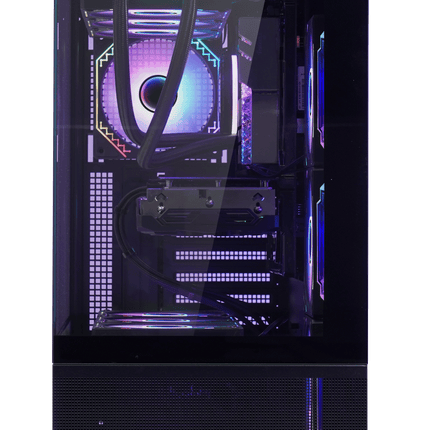 WJCOOLMAN BLADE FLOW 4 UNI FANS BLACK MID TOWER - كيس - PC BUILDER QATAR - Best PC Gaming Store in Qatar 