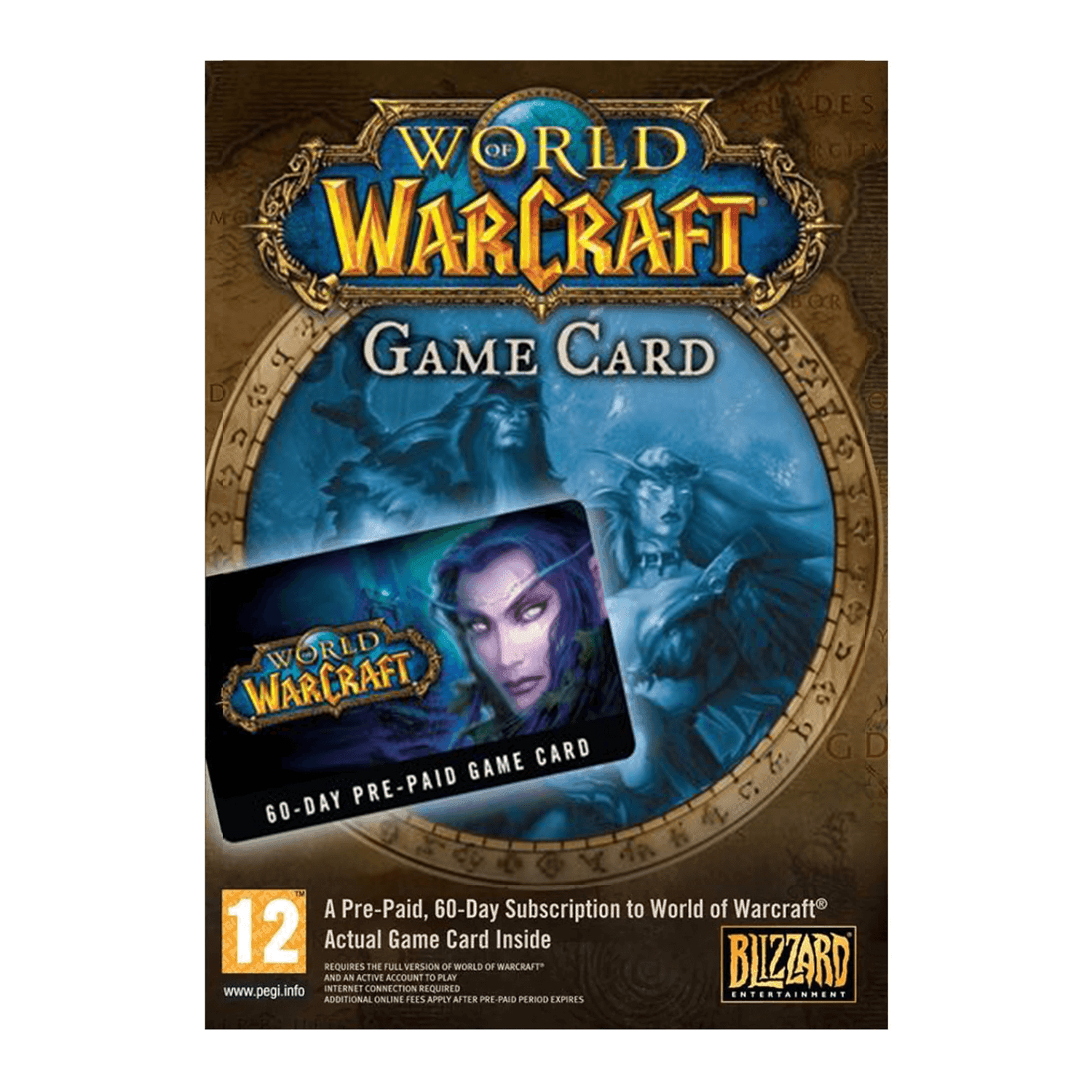 World Of Warcraft EU 60 Days - بطاقة شحن World Of Warcraft EU 60 Days - بطاقة شحن