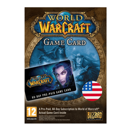 World Of Warcraft USA 60 Days - بطاقة شحن - PC BUILDER QATAR - Best PC Gaming Store in Qatar 