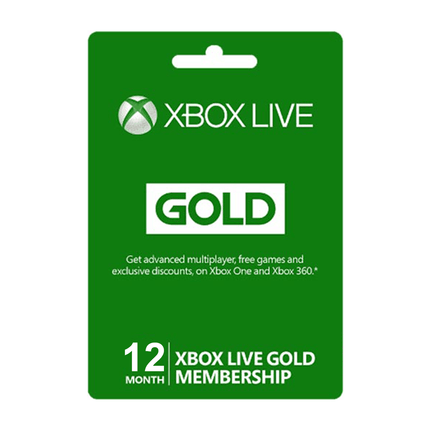 Xbox Gold Subscription USA 12 Months - بطاقة شحن - PC BUILDER QATAR - Best PC Gaming Store in Qatar 