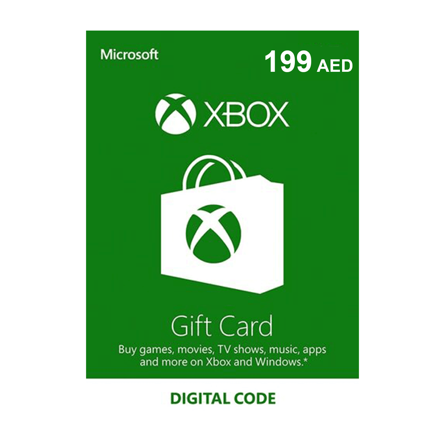 Xbox UAE 199AED - بطاقة شحن Xbox UAE 199AED - بطاقة شحن