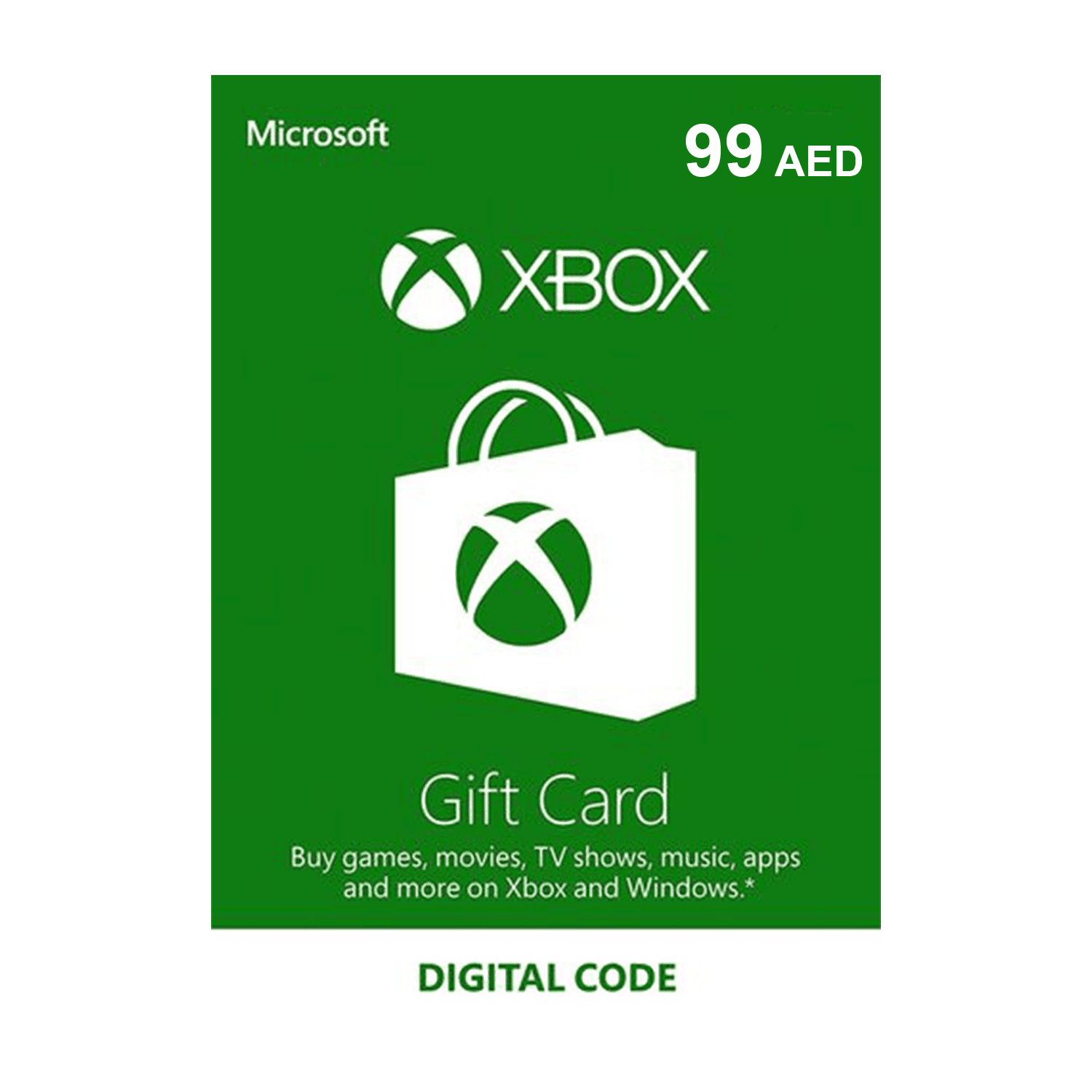 Xbox UAE 99AED - بطاقة شحن Xbox UAE 99AED - بطاقة شحن