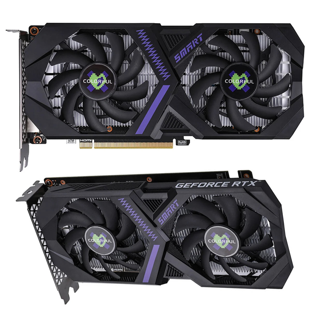 Colorful GeForce RTX 3050 6GB V4 GDDR6 Graphics Card Black - كرت شاشة