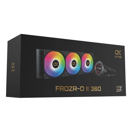 Xigmatek Frozr-O II 360 AIO CPU Liquid Cooler - Arctic - مبرد مع شاشه - PC BUILDER QATAR - Best PC Gaming Store in Qatar 
